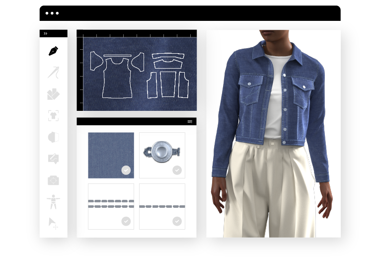 3D clothing design software